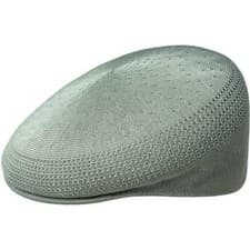 Image of KANGOL Hat 504 Tropic Ventair Summer Flat Cap 0290BC Oil Green Sizes: S - XL