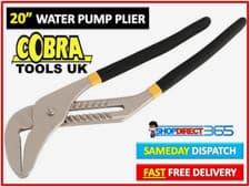Image of 20" inch Heavy Duty Plumbers Large Water Pump Plier Pliers Wrench Tool NEW 23-52