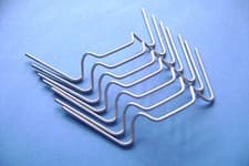 Image of GREENHOUSE GLAZING CLIPS W GLASS CLIPS SPRING WIRE CHOOSE FROM 5 TO 500