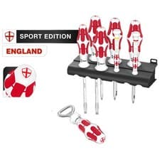 Image of Wera Kraftform Sports Edition ENGLAND 8 Piece Screwdriver Set