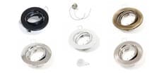 Image of SITA Recessed Ceiling Spot Light Tilt Mains Downlight Fitting GU10 LED 5W