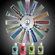 Image of Marvis Toothpaste - Cinnamon Licorice Classic Ginger Aquatic Whitening Jasmine