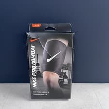 Image of Nike Pro Combat Thigh Sleeve 2.0 Black Gym Workout Size XL New!