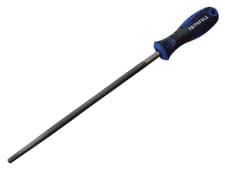 Image of Faithfull Handled Round Second Cut Engineers File 250mm (10in) FAIFIRSC10