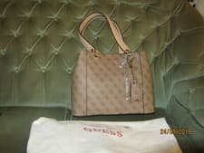 Image of Guess brown shoulder bag new with tags