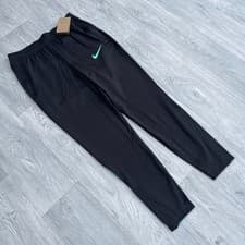 Image of Nike Strike Dri Fit Slim Track Pants Training Bottoms - Black [FN2405-015]