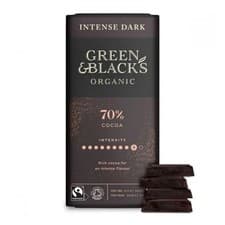 Image of Green & Black's | Organic 70% Dark Chocolate Bar | 90g