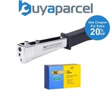 Image of Tacwise 0322 A11 Hammer Tacker Staple Gun Heavy Duty with 5000 x 140/8mm Staples