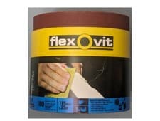 Image of Flexovit Sandpaper Roll 115mm x 25meters 180 Fine Grit Unpunched From £9 a Roll