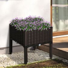 Image of Garden Raised Flower Elevated Bed Lightweight Vegetable Herb Plant Stand