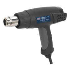 Image of Sealey 1800W 3-Speed Hot Air Gun & Temperature Control Fitted 3-Pin Plug HS100