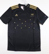 Image of ADIDAS MO SALAH FOOTBALL TRAINING JERSEY TOP H59773 UNISEX KIDS BOYS GIRLS L