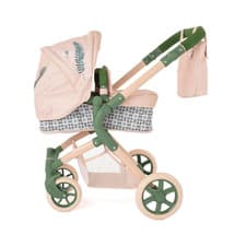Image of Roma RHS Single Dolls Pram - Fern - Folds, Opens & Adj. Handle [New in Box]
