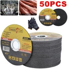 Image of 50X 115mm Ultra Thin 1mm Metal Cutting Blade Disc For Steel & Stainless Angle UK