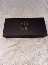 Image of Parker 51 Fountain Pen. Black With Gold Cap - Brand New