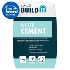 Image of Cement White 25kg Ready Mixed by Laeto Build It