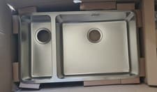 Image of Reginox NEW YORK 18x40+50x40 Inset/Undermount 1.5 bowl SS Kitchen Sink