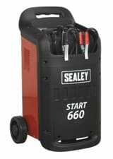 Image of Sealey Start660 12V 24V Battery Charger Starter Car Van Light Commercial