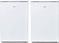 Image of Freestanding Under Counter Larder Fridge & Freezer Set, White, Igenix IGFRW