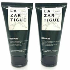 Image of 2 x Lazartigue Repair Intensive Hair Repair Mask Vegetal Keratin 50ml - New 