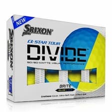 Image of SRIXON Q-STAR TOUR DIVIDE GOLF BALLS 1X12 BLUE/YELLOW BRAND NEW IN BOX