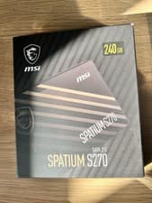 Image of MSI SPATIUM S270 SSD 240GB - SATA 3 2.5" Solid State Drive, 500MB/s Read 3D NAND