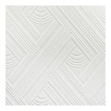 Image of Superfresco Paintable Geometric Wallpaper White Durable Texture