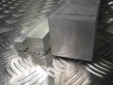 Image of Aluminium Square Bar 1/4" - 1 1/2" multiple sizes and lengths grade 6082T6 HE30