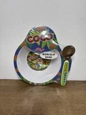 Image of Kellogg’s Coco Pops Vintage 2002 Plastic Bowl & Spoon Set