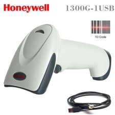 Image of Honeywell 1300G-1USB 1D HandHeld Single Line Barcode Scanner Reader w/ USB Cable