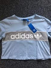 Image of Women’s Adidas Originals Authentic Crop T-shirt UK Size 14