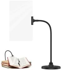 Image of 4X Magnifying Glass with Stand 10 X 6 Inches Large Full Page Magnifier Flexible