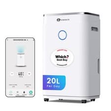 Image of Dehumidifier, 20 Litre Compressor Dehumidifier with Ioniser & Smart App Control