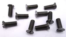 Image of 1/4" BSF, 10 in pack, Slotted, Countersunk, Machine screws, 1/2" or 3/4" long.
