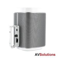 Image of Sonos Play 1 Zone Player - Adjustable Steel/Metal Wall Mounting Bracket (White)
