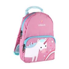 Image of Littlelife Toddler Backpack with Rein Unicorn Adjustable Straps Padded Comfort