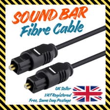 Image of 3M DIGITAL AUDIO FIBRE OPTIC OPTICAL TOSLink CABLE LEAD WIRE SOUND TV DVD PS4