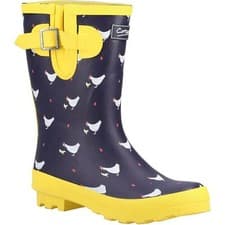 Image of Cotswold Farmyard Mid Multicoloured Rubber Female Patterned Wellingtons