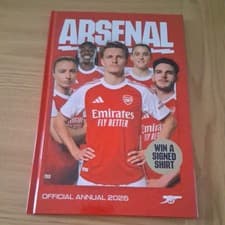 Image of Arsenal Football Club (FC) Official Annual 2026 (Hardback Book)