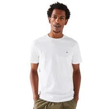 Image of Gant T Shirts Mens Short Sleeve Tee Casual Solid Crew Neck Cotton Classic Top