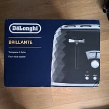 Image of De'Longhi Brillante CTJ 4003 BK 4 Slice Toaster - Black