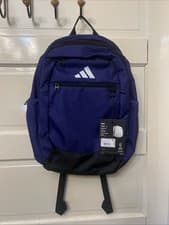 Image of NEW Adidas Striker 3 Backpack Purple And Black New With Tags team collegiate