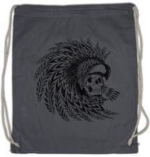 Image of DEAD AZTEC WARRIOR Drawstring Bag Indians Culture Civilization Mayans Religion