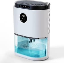 Image of Dehumidifier 2300ML Dehumidifier for Home Dual Semiconductors & LED Lights