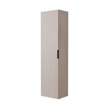 Image of Flow Wall-Mounted Tall Bathroom Cabinet 136cm - Cashmere