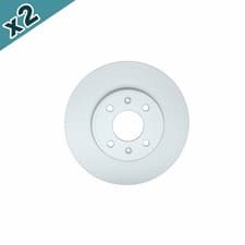 Image of HELLA Brake Disc Front Fits Hyundai i20 i20 Active Solaris Kia 8DD 355 132-081