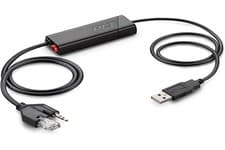 Image of Plantronics APU-76 EHS Module for Mitel/Cisco/Softphones/PC Use Black 211076-01