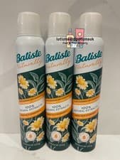 Image of 3 x Batiste Naturally Green Tea & Chamomile Dry Shampoo 200ml
