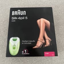 Image of BNIB New Boxed Unused Braun Silk Epil 5 - Legs Epilator Hair Remover - Green