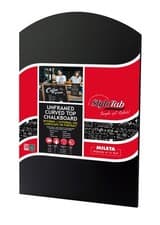 Image of A1 Size, Unframed Curved Top Message Chalkboard (Comes With FREE Chalk Cleaner)